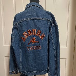 Vintage Auburn collegiate Jean jacket